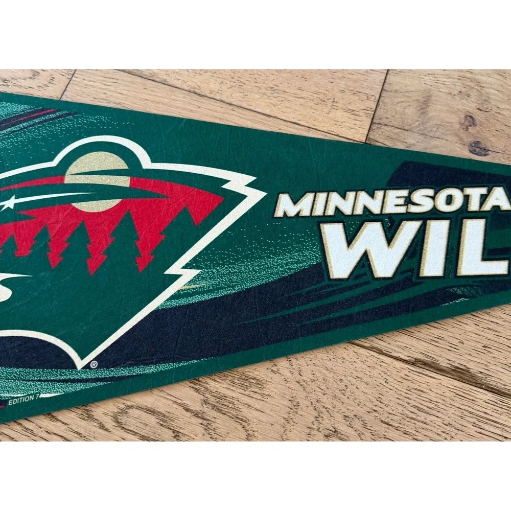Minnesota Wild Hockey Pennant Flag Wincraft Sport Made‎ in USA
